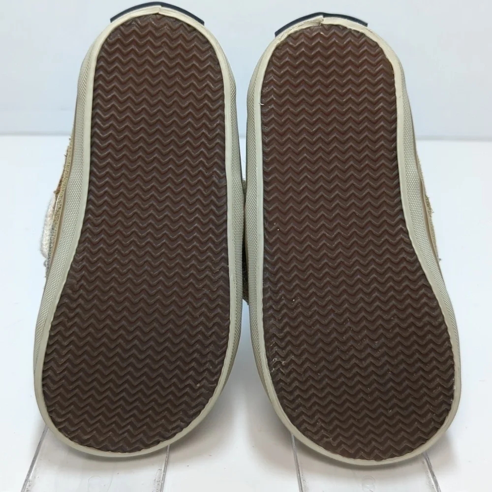 Sperry Topsider Blue Fish Crib Jr sparkley toddler shoes size 4 EU 20